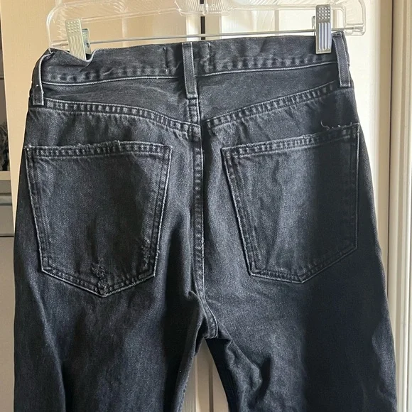 AGOLDE ⭐️ Lana Straight in Black Size 26 - Picture 5 of 7